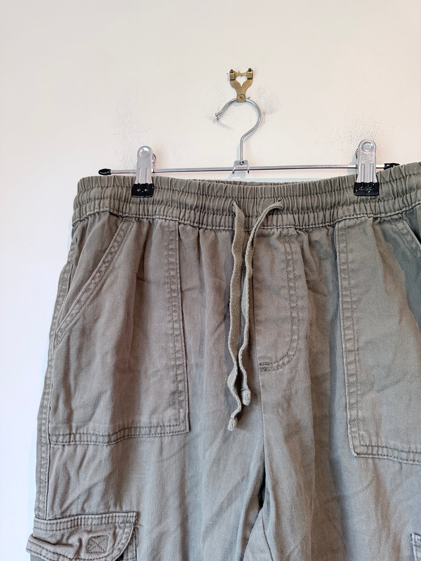 H & H Drawstring Cargo Pants Size 12
