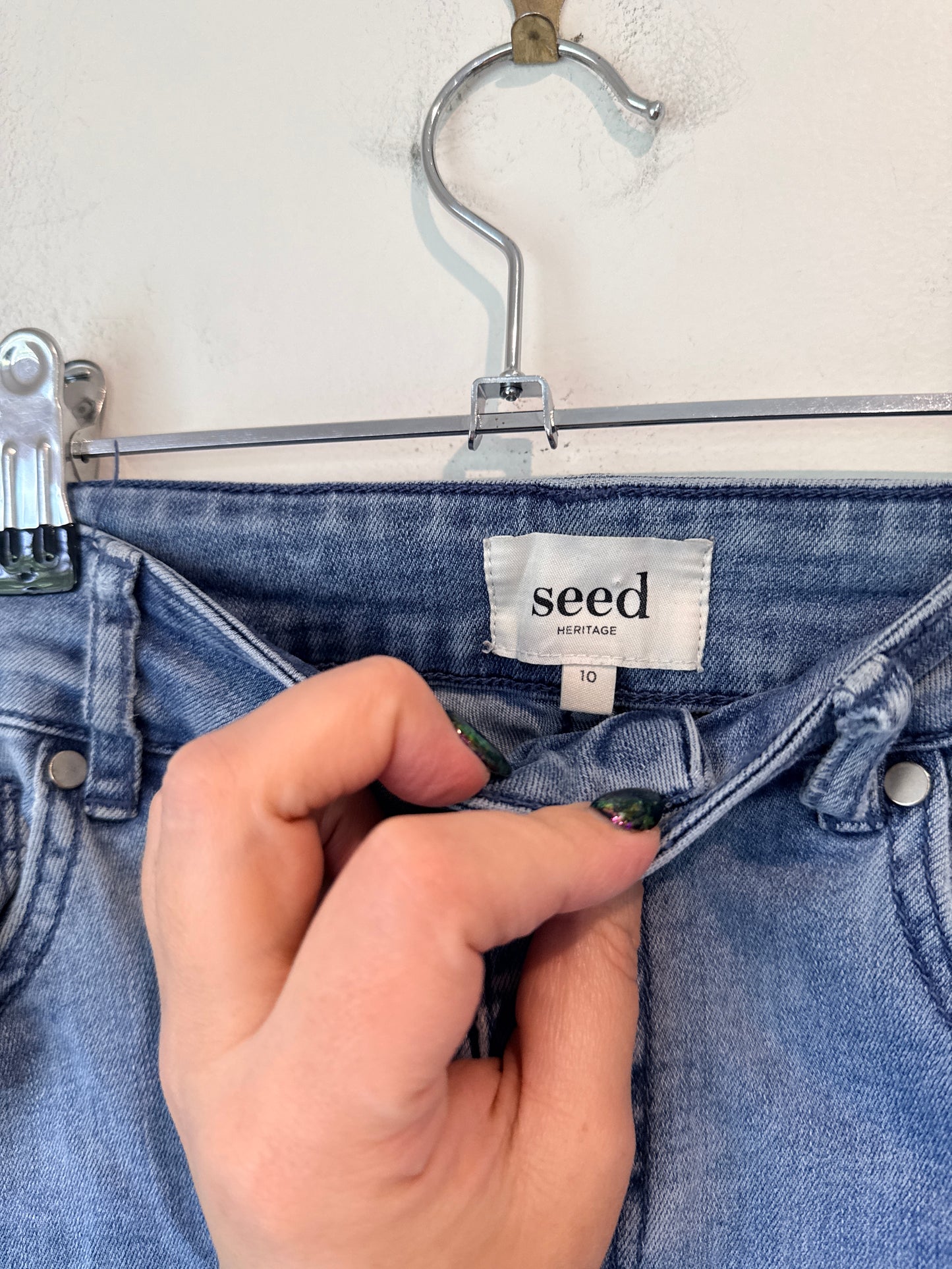Seed Heritage High-rise Straight Jeans Size 10