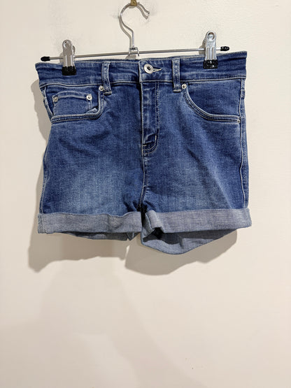 Country Road Medium-wash Cuffed Denim Shorts Size Waist 68cm