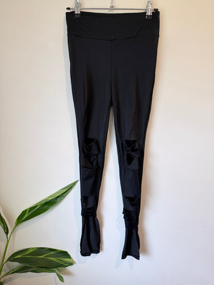 Balera Distressed Rip Leggings Size Waist 64cm