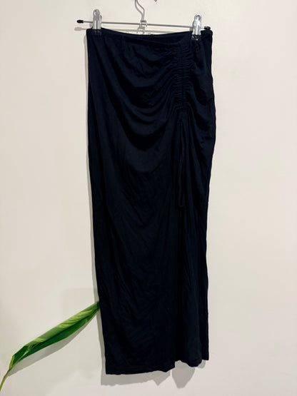 Shein Ruched Asymmetric Maxi Skirt Size S