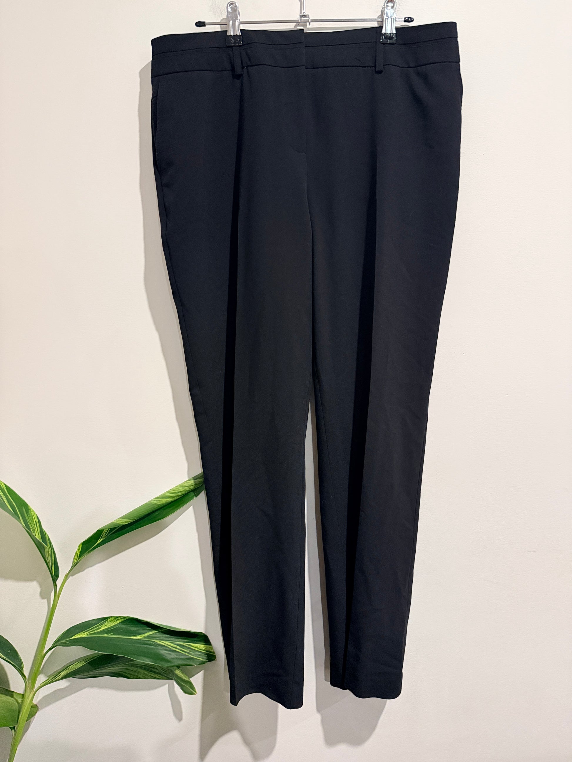 Oliver Black Tapered Trousers Size 12
