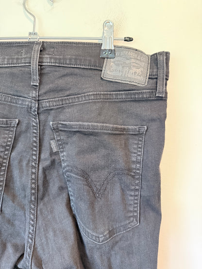 Levi Strauss High-rise Black Skinny Jeans Size 31