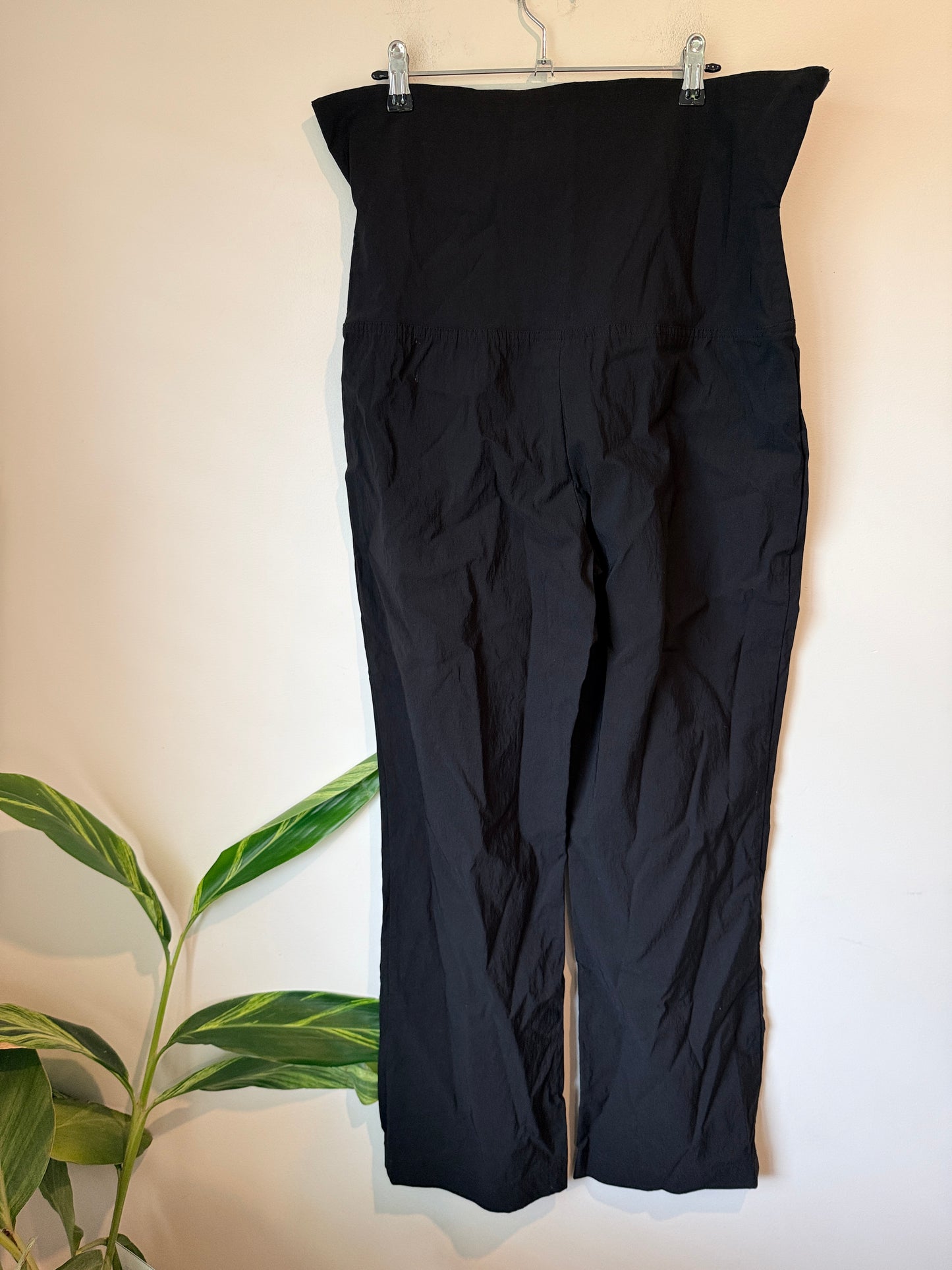 Maya High-waisted Wide-leg Trousers Size 12