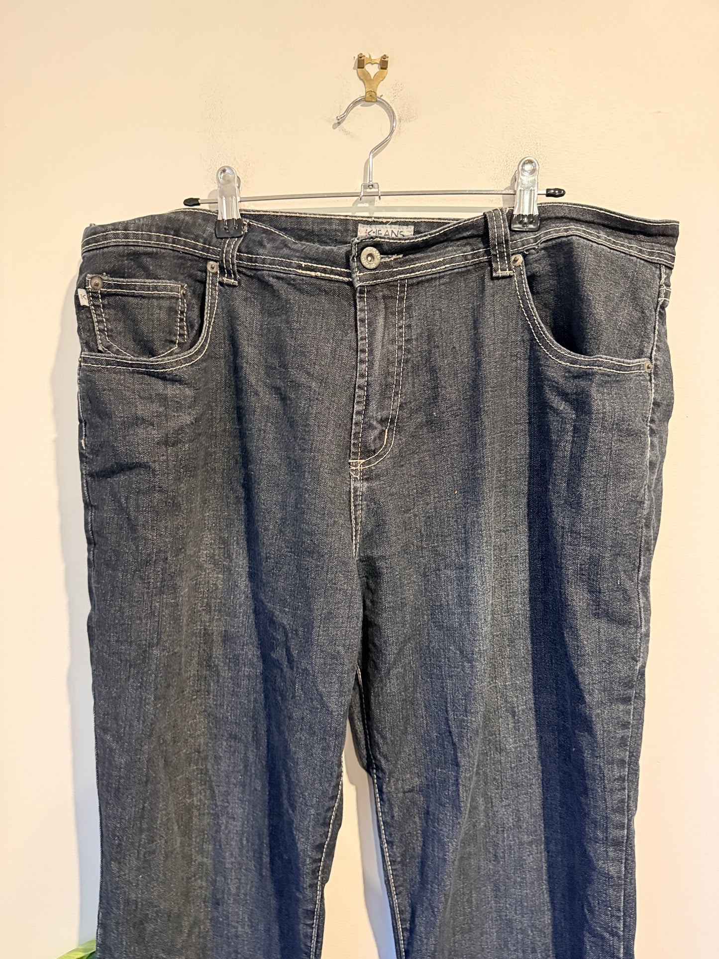 K-jeans Dark Wash Blue Denim Jeans Size 16 | Waist 98cm