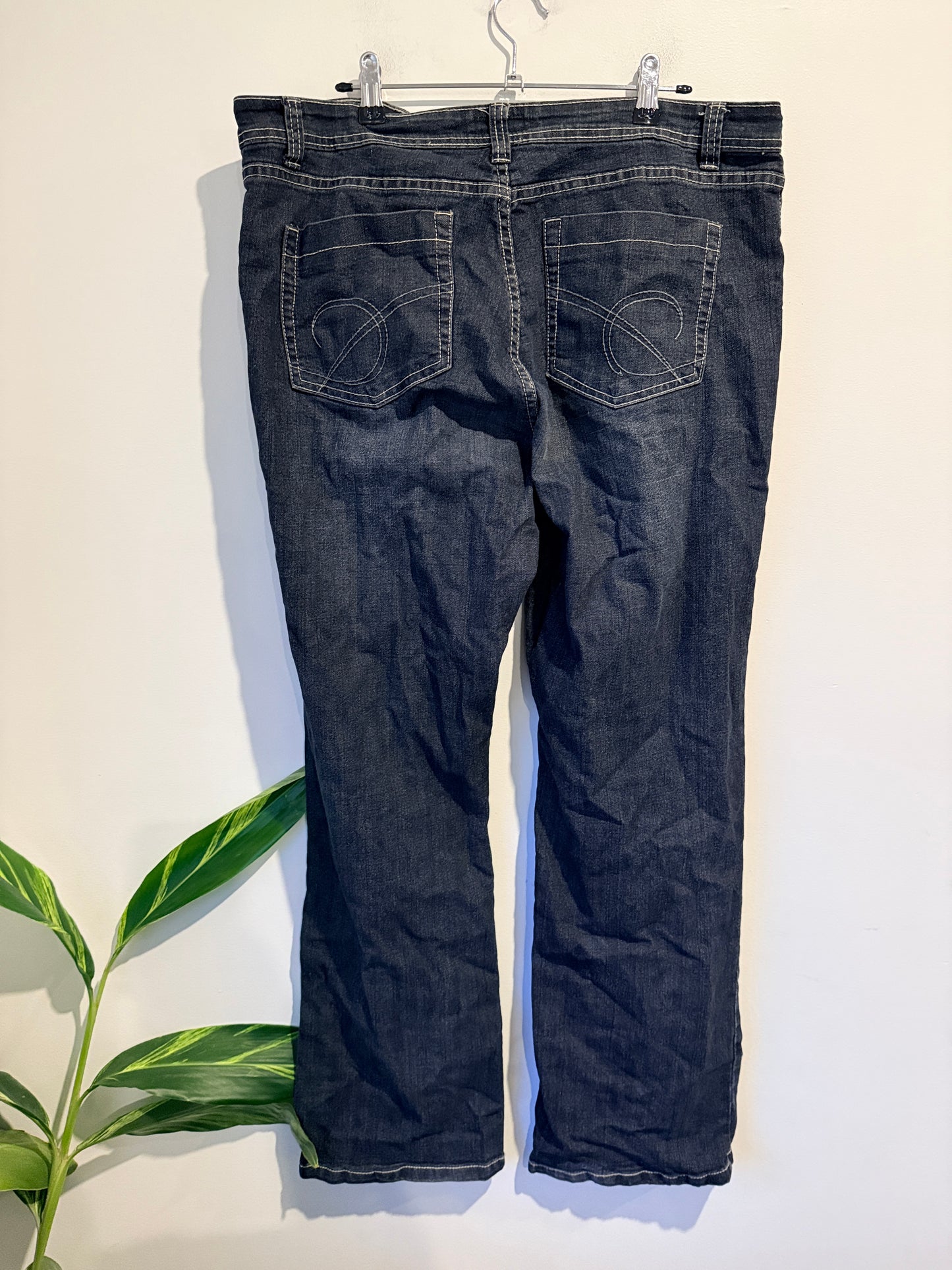 K-jeans Dark Wash Blue Denim Jeans Size 16 | Waist 98cm