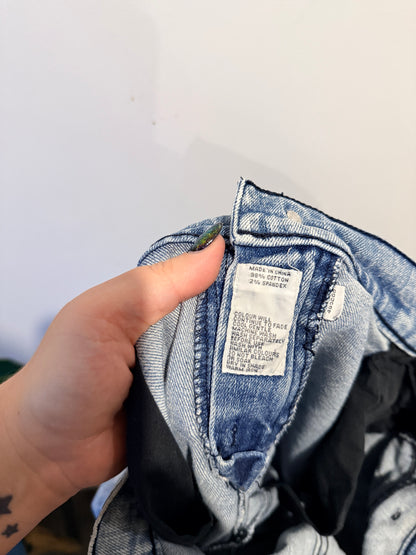 Effekt Acid Wash Denim Jeans Size 38