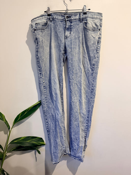 Effekt Acid Wash Denim Jeans Size 38