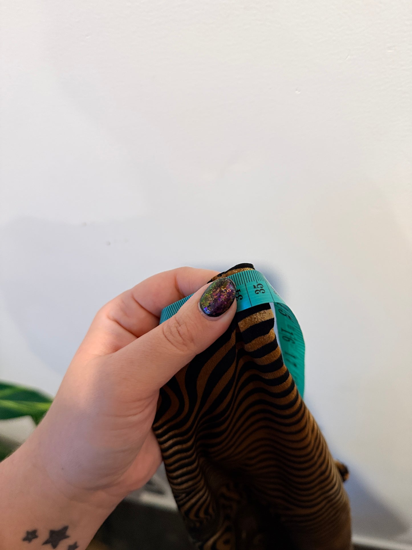 Brand Unknown Ruffled Hem Zebra Print Maxi Skirt Size 5 | Waist 70cm