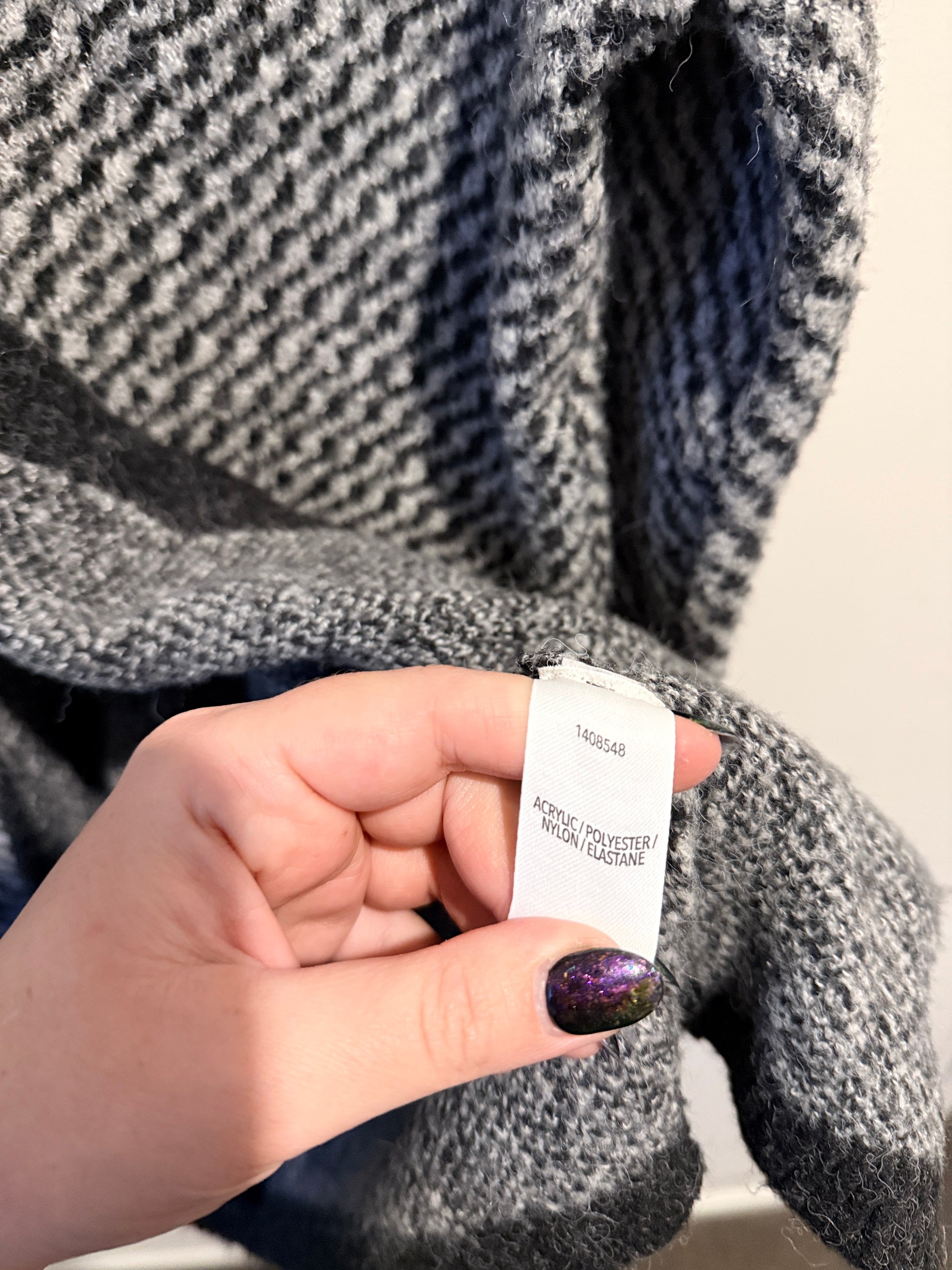 &Me Oversized Textured Knit Cardigan Size L/XL