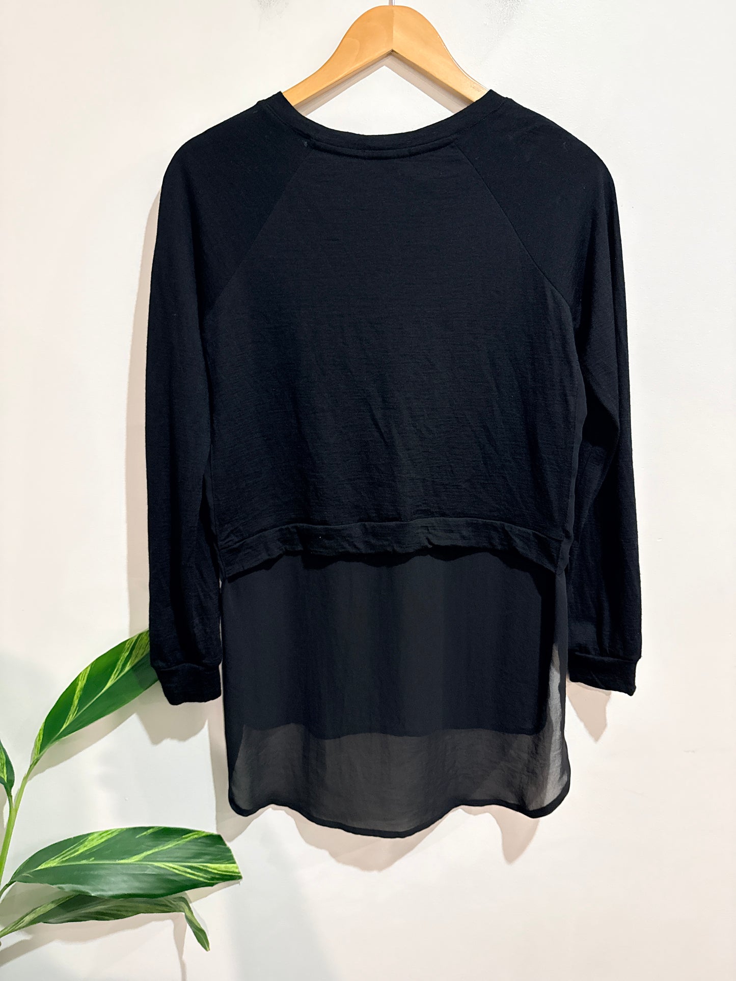 Soeur Layered Long Sleeve Top Size S