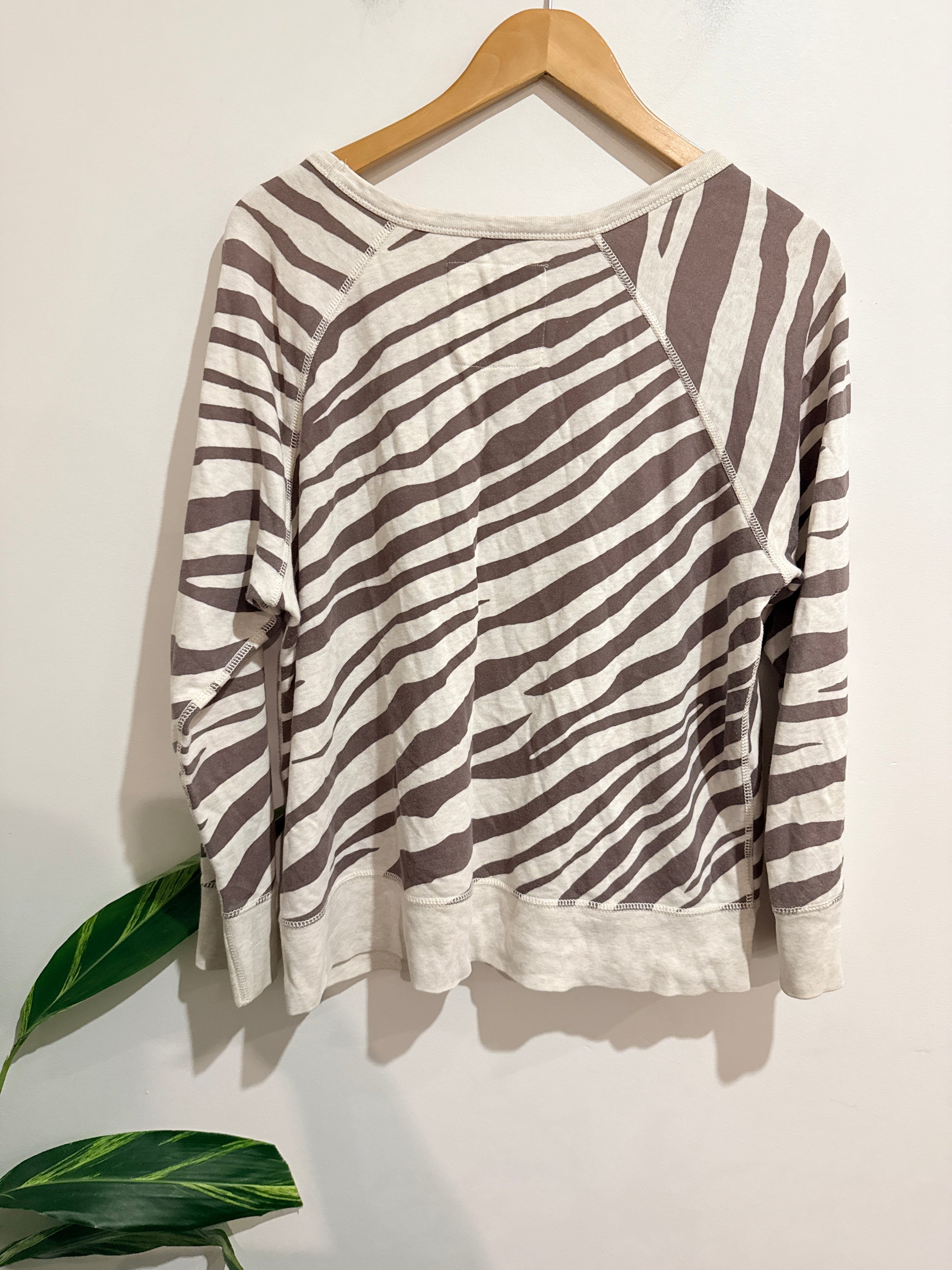 Country Road Printed Cozy Top Size XL