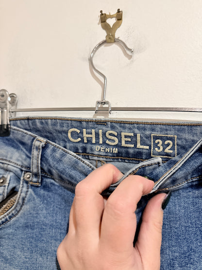 Chisel Denim Straight Jeans Size 32