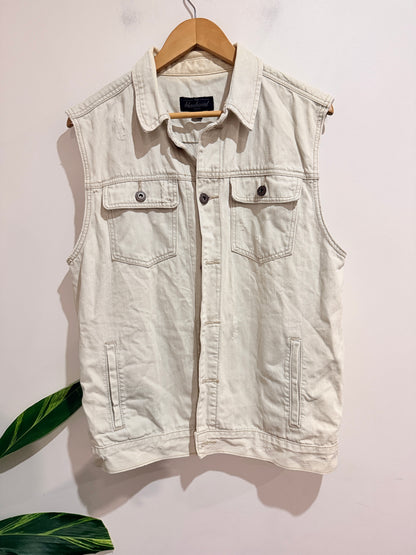 Blackseal Sleeveless Denim Vest Size Xlarge