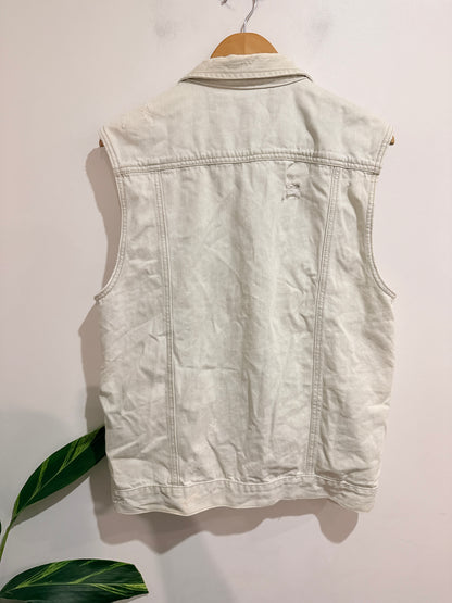 Blackseal Sleeveless Denim Vest Size Xlarge