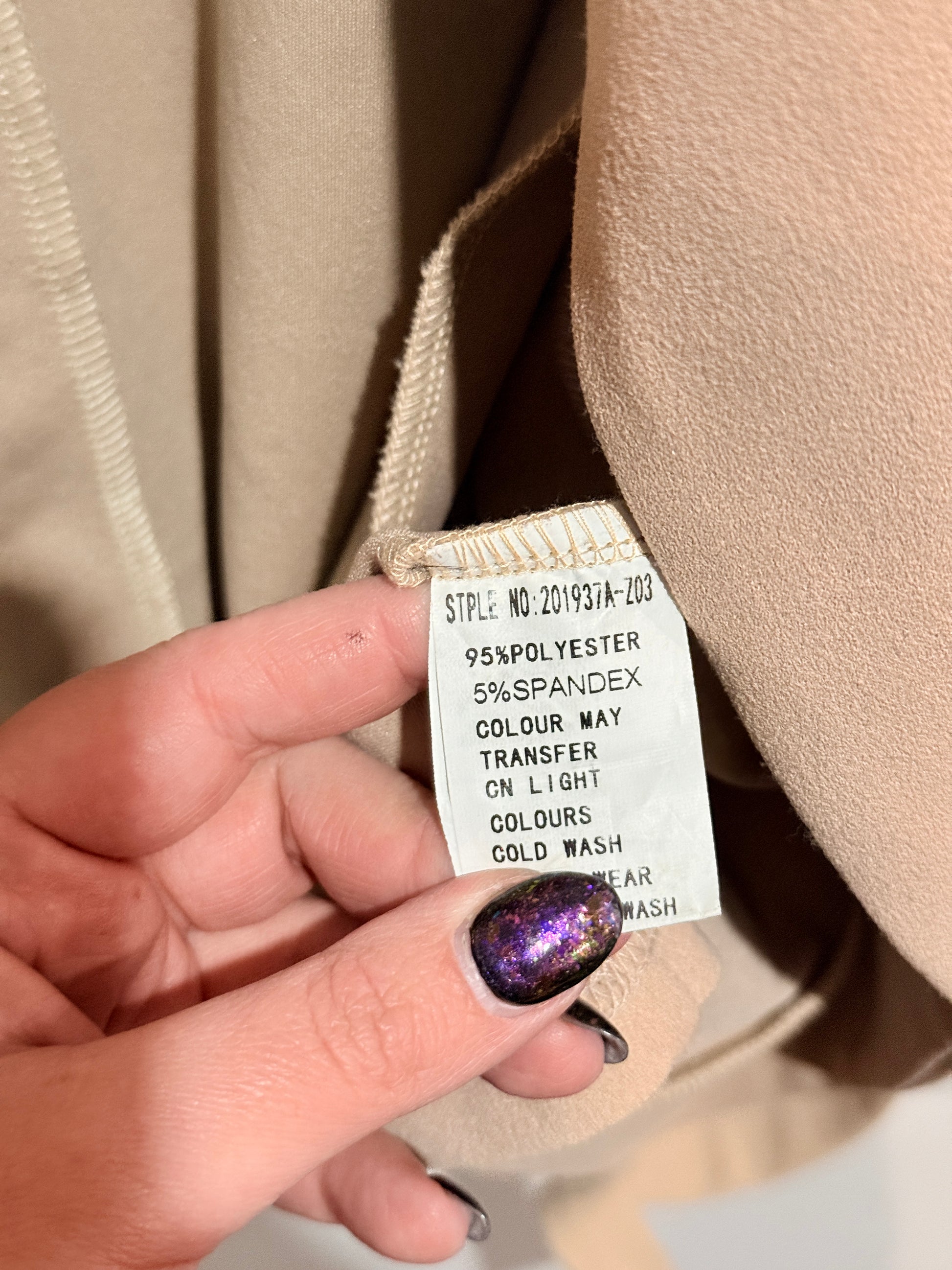 Ice Drape-front Cardigan Size M