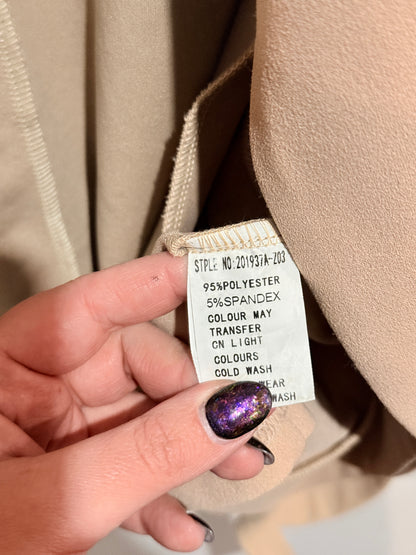 Ice Drape-front Cardigan Size M