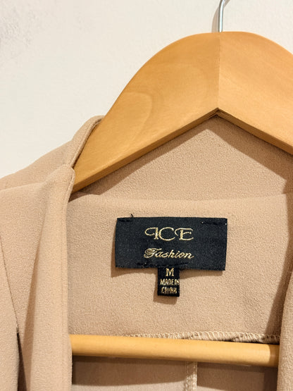 Ice Drape-front Cardigan Size M