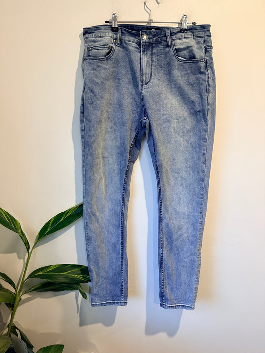 Absent Acid Wash Skinny Jeans Size 34