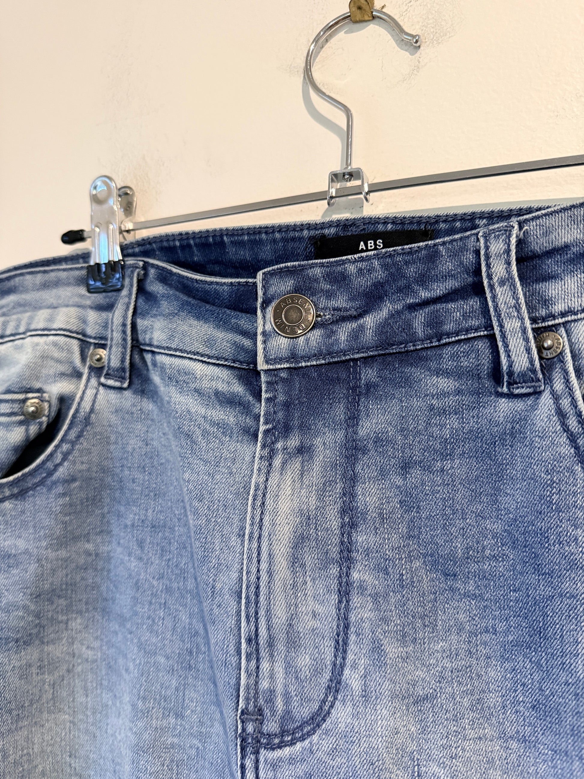 Absent Acid Wash Skinny Jeans Size 34