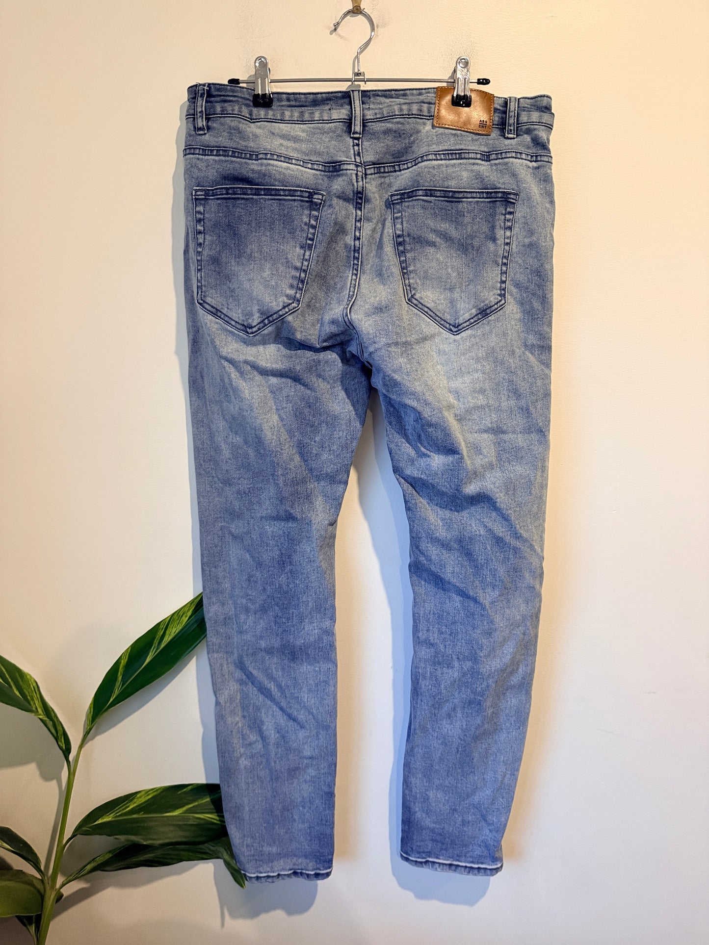 Absent Acid Wash Skinny Jeans Size 34