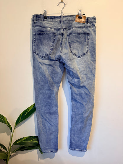 Absent Acid Wash Skinny Jeans Size 34