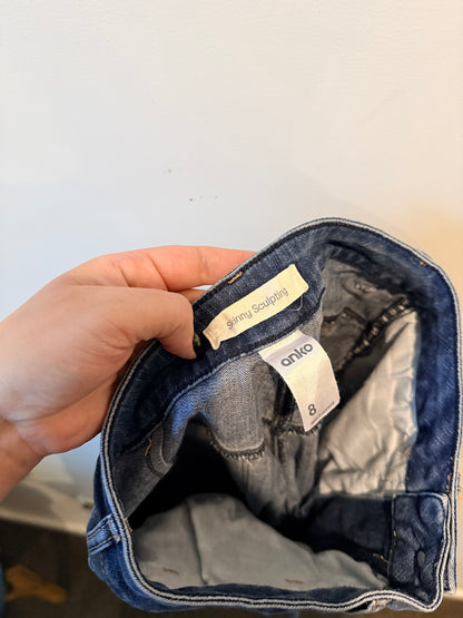 Anko Slim-fit Denim Jeans Size 8