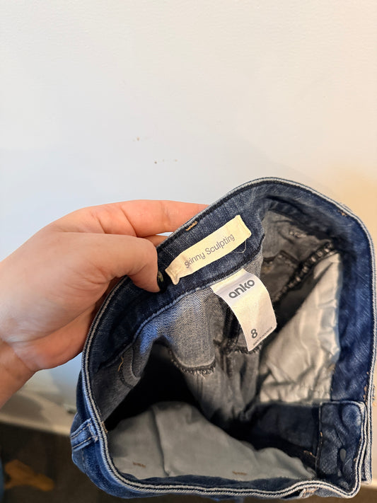 Anko Slim-fit Denim Jeans Size 8