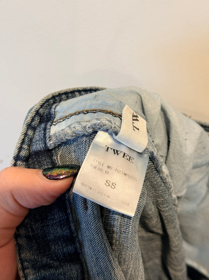 Twee Skinny Blue Denim Jeans Size Waist 72cm