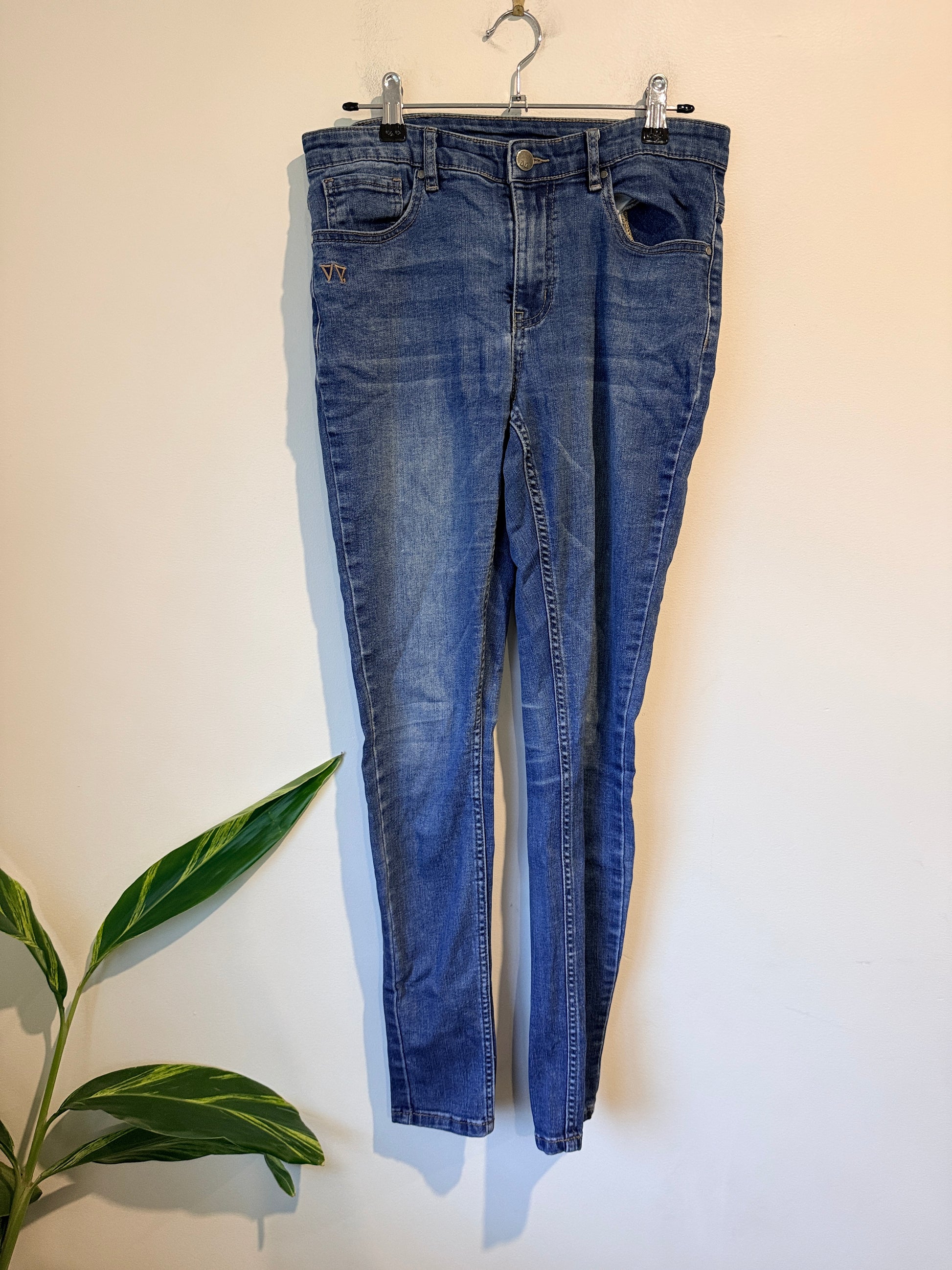 Shine On (NZ Made) Denim Skinny Jeans Size 8