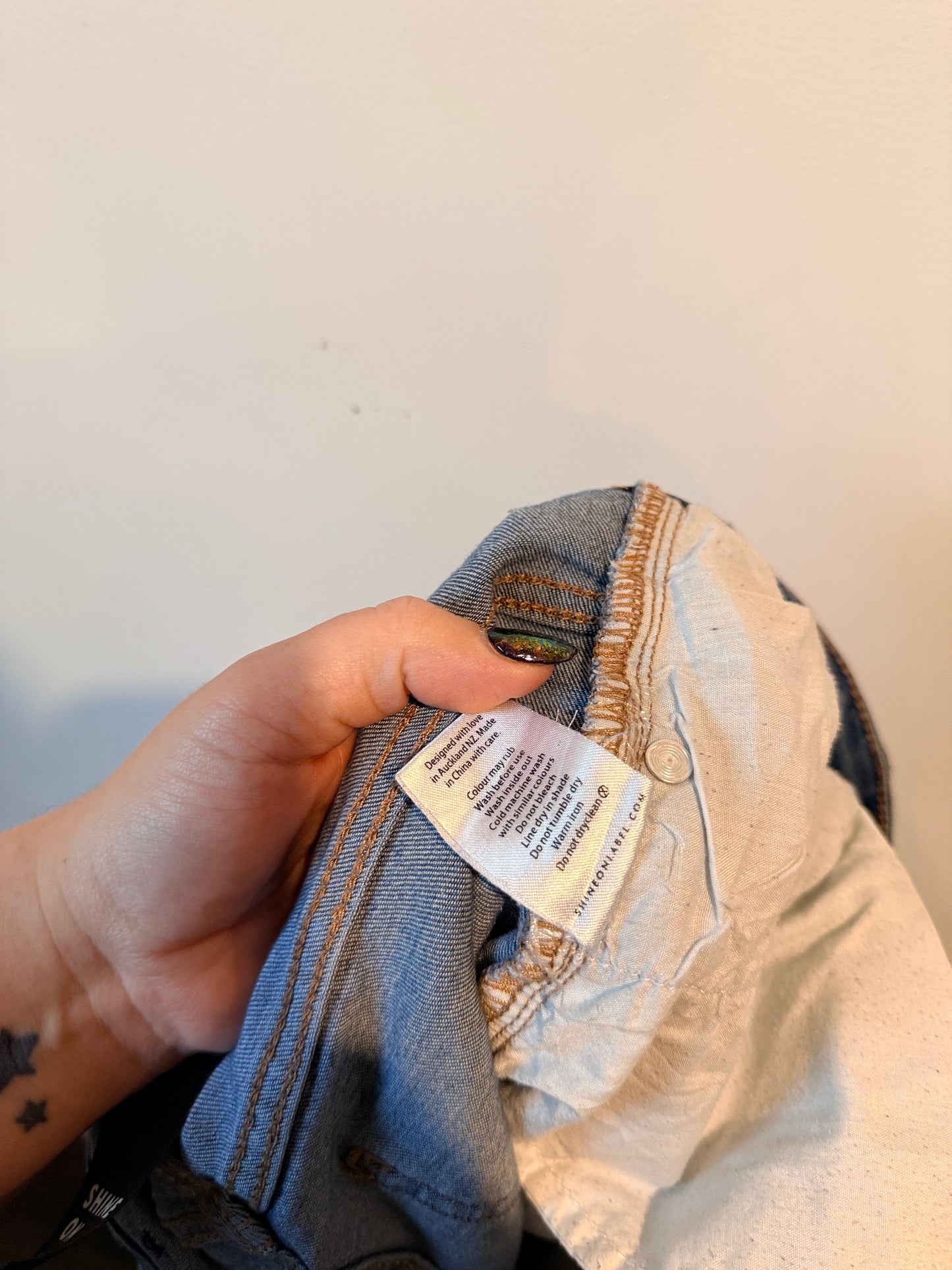 Shine On (NZ Made) Denim Skinny Jeans Size 8