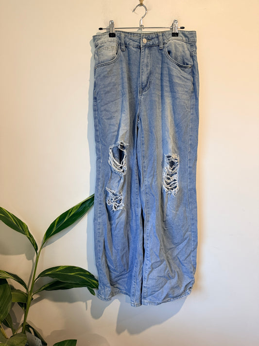 Shein Distressed Jeans Size M | Waist 78cm