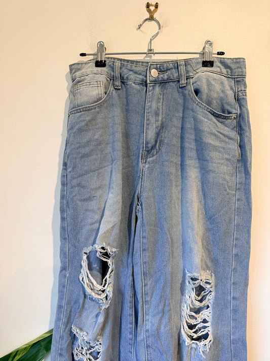 Shein Distressed Jeans Size M | Waist 78cm
