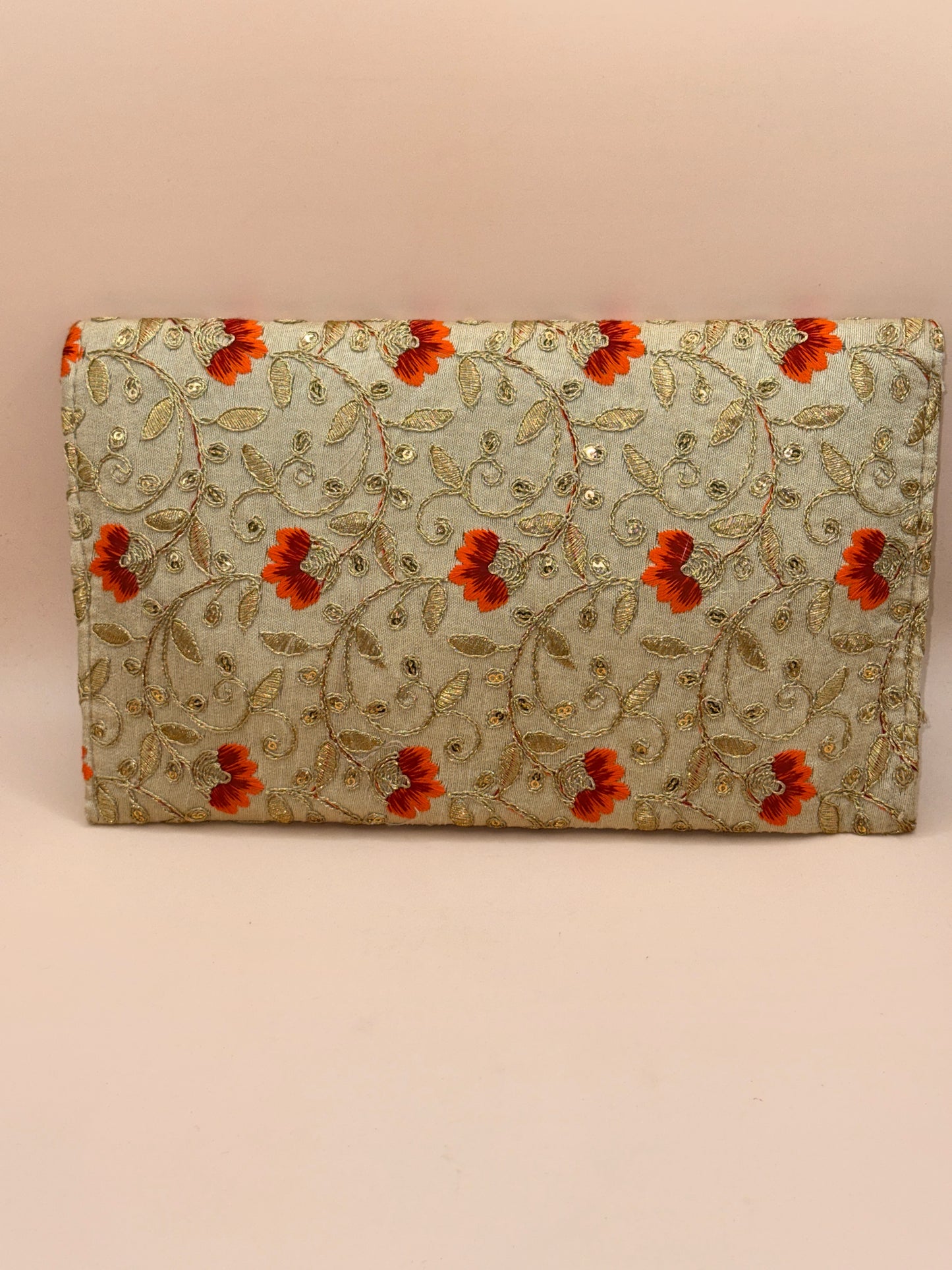 Sanskriti Art World Rajasthani Jaipuri Ethnic Embroidered Clutch
