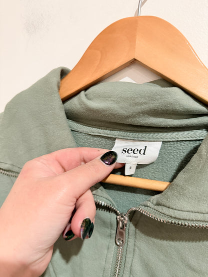 Seed Half-zip Sweatshirt Size S