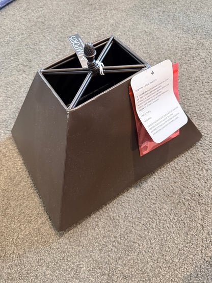 Brown Metal Lampshade by IA Imports