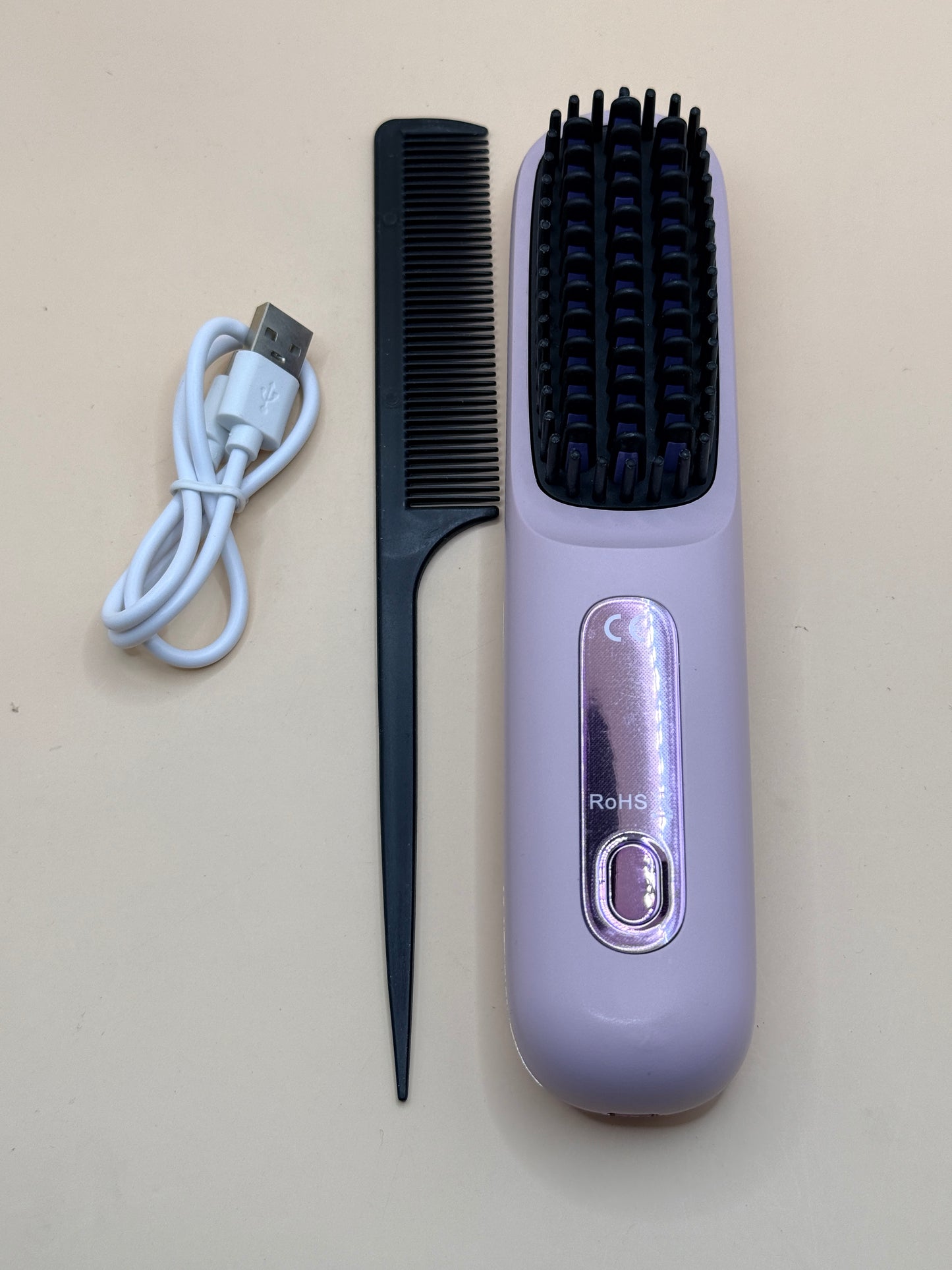 BESTRIVER Cordless Hair Straightening Brush (no packaging)