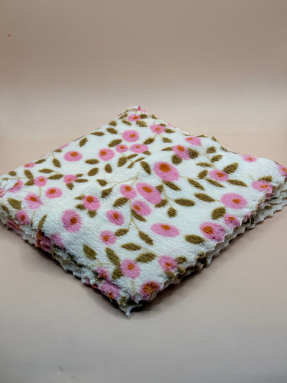 5x Floral Dish Cloth Set – Pink Flower Print