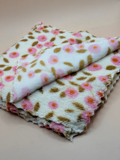 5x Floral Dish Cloth Set – Pink Flower Print