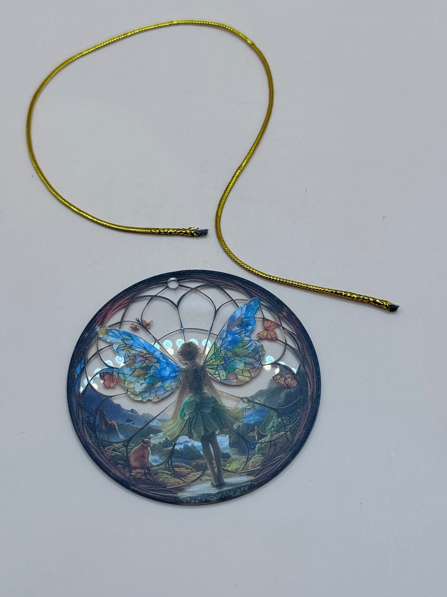 Fantasy Fairy Mini Sun Catcher Hanging Decoration