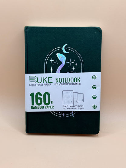 A5 Bamboo Paper Dot Grid Notebook
