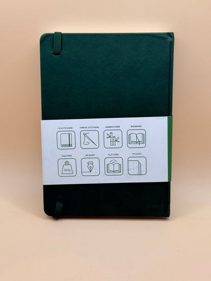 A5 Bamboo Paper Dot Grid Notebook