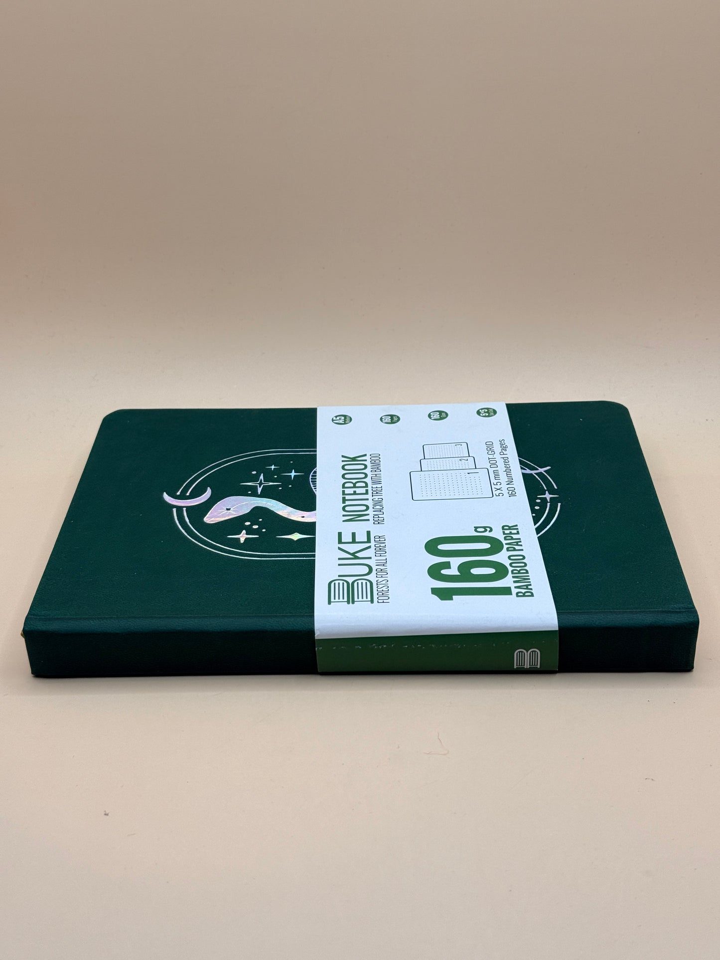 A5 Bamboo Paper Dot Grid Notebook