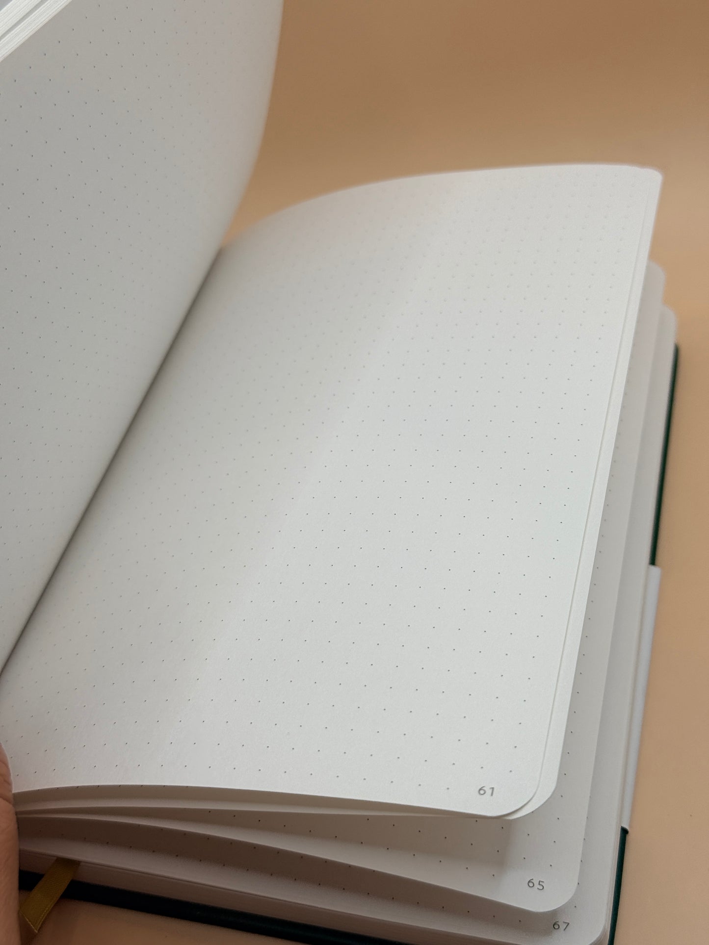 A5 Bamboo Paper Dot Grid Notebook