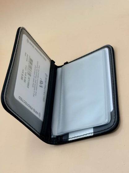 Aya RFID Protected Card Holder Wallet – Black