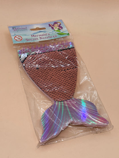 Mermaid’s Secret Notebook Sequin Tail Journal