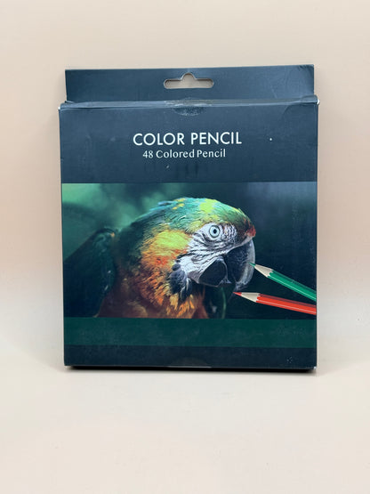 48 Colour Pencil Set – Assorted Artist & School Coloring Pencils