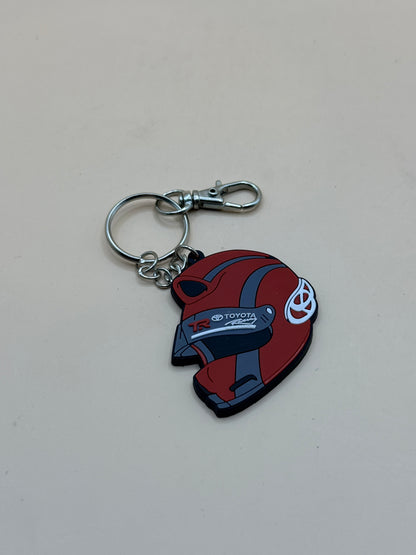 Toyota Racing Helmet Keychain