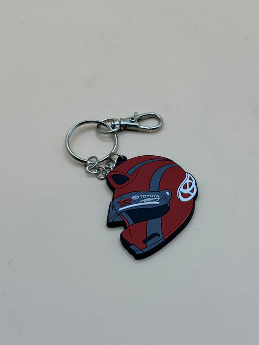 Toyota Racing Helmet Keychain