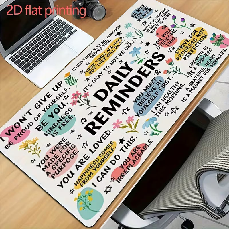 Daily Reminders Mouse Pad 30 x 60cm